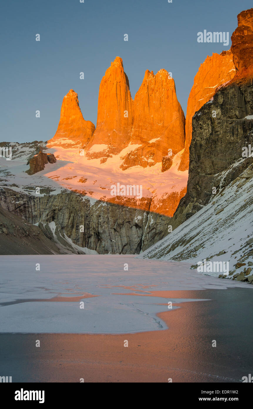 Torres del Paine Nationalpark, Chile Stockfoto