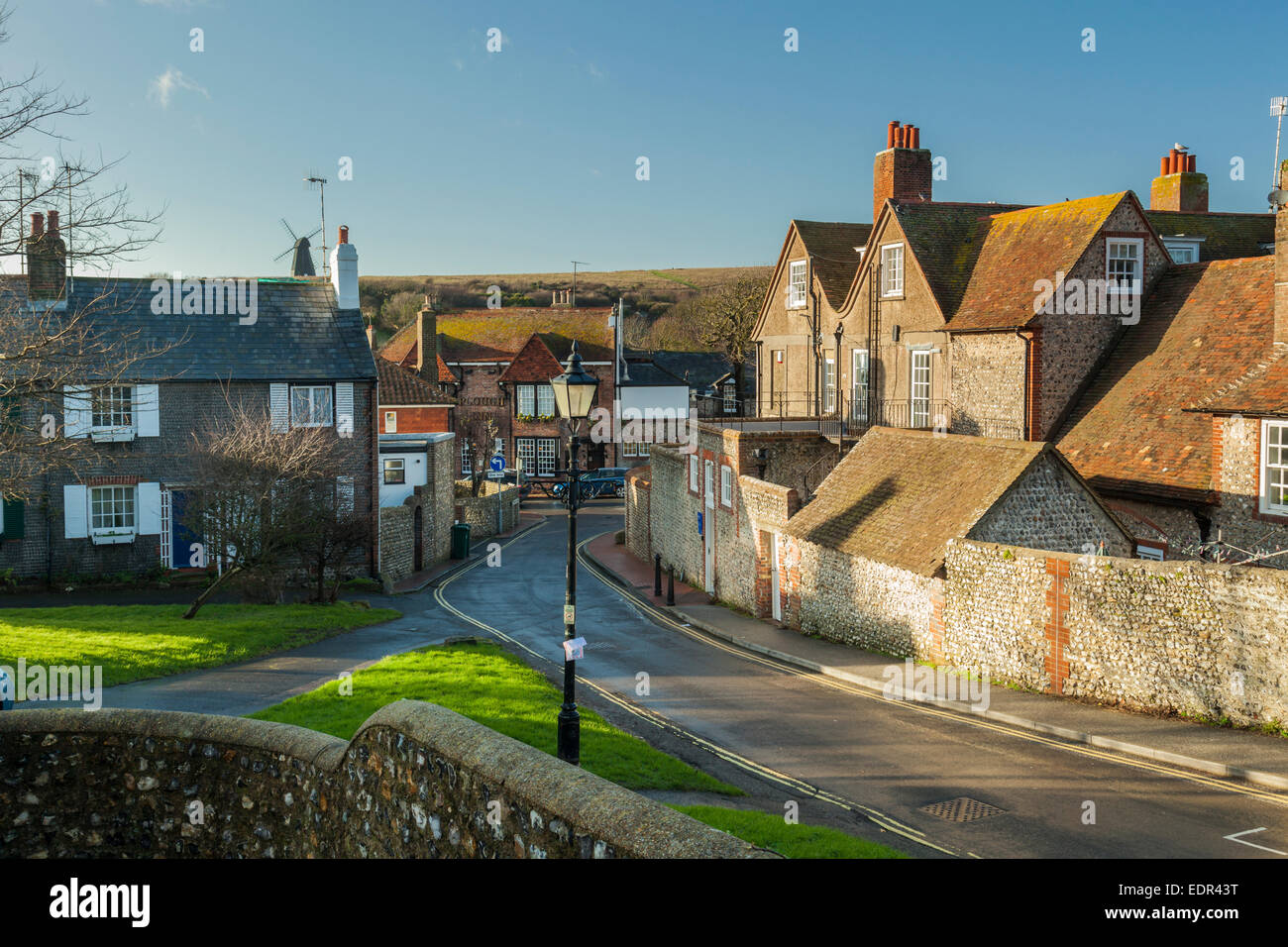 Nachmittag in Rottingdean Dorf, East Sussex, England. Stockfoto