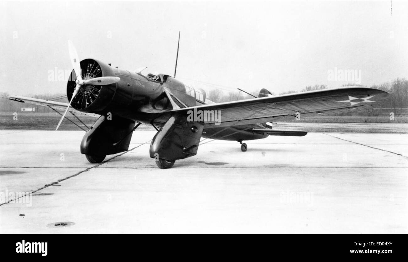 Würger Curtiss A-12 Wright Field 15954271139 o Stockfoto