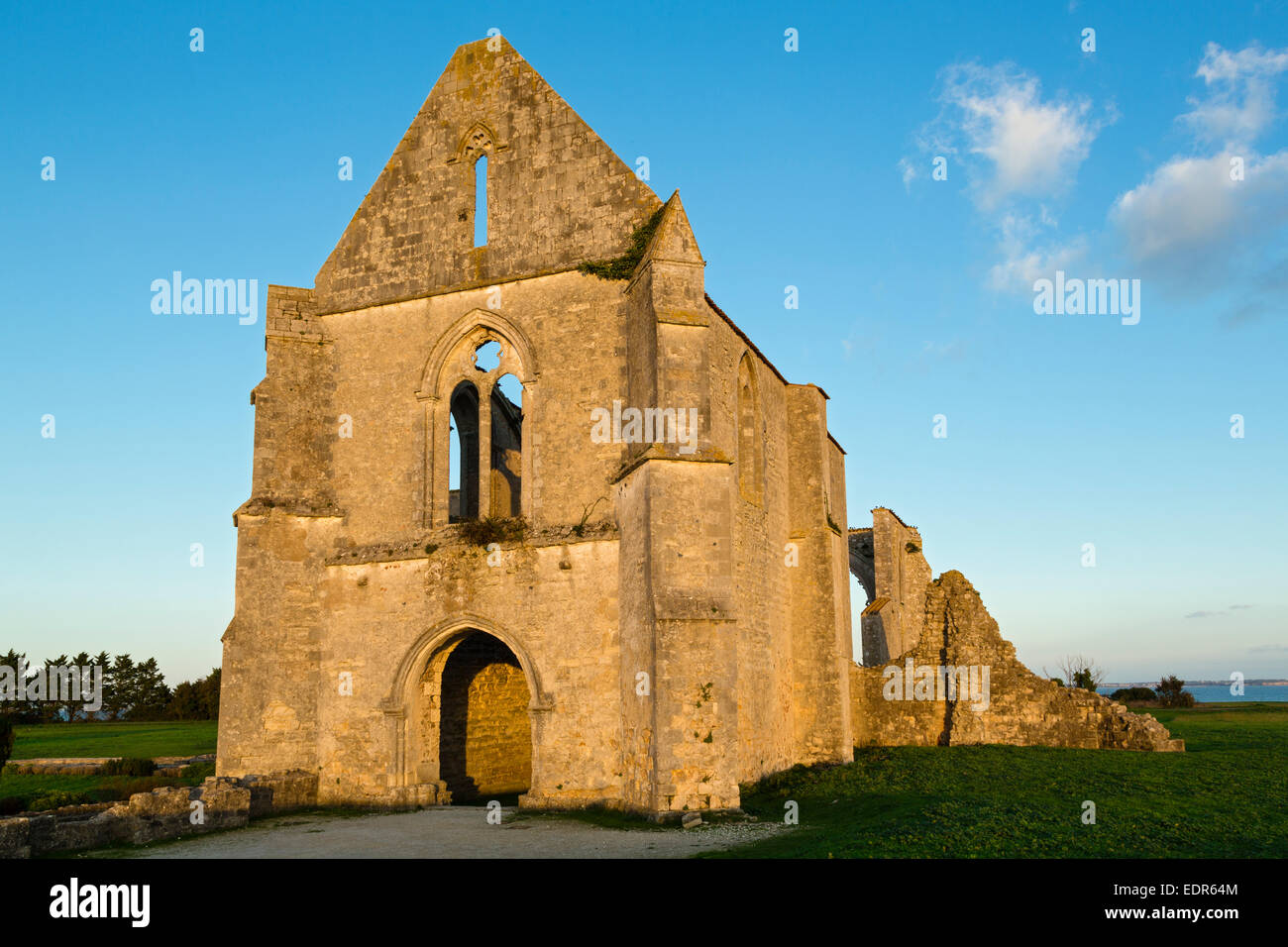 Abtei von Chateliers, La Flotte, Ile De Ré, Poitou Charente, Charente-Maritime, Frankreich Stockfoto