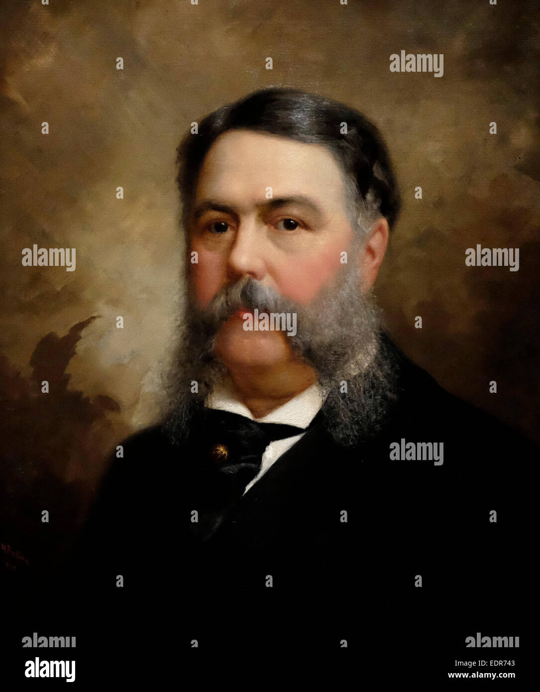 Präsident Chester Arthur - OLE-Peter Hansen Balling, ca. 1881 Stockfoto