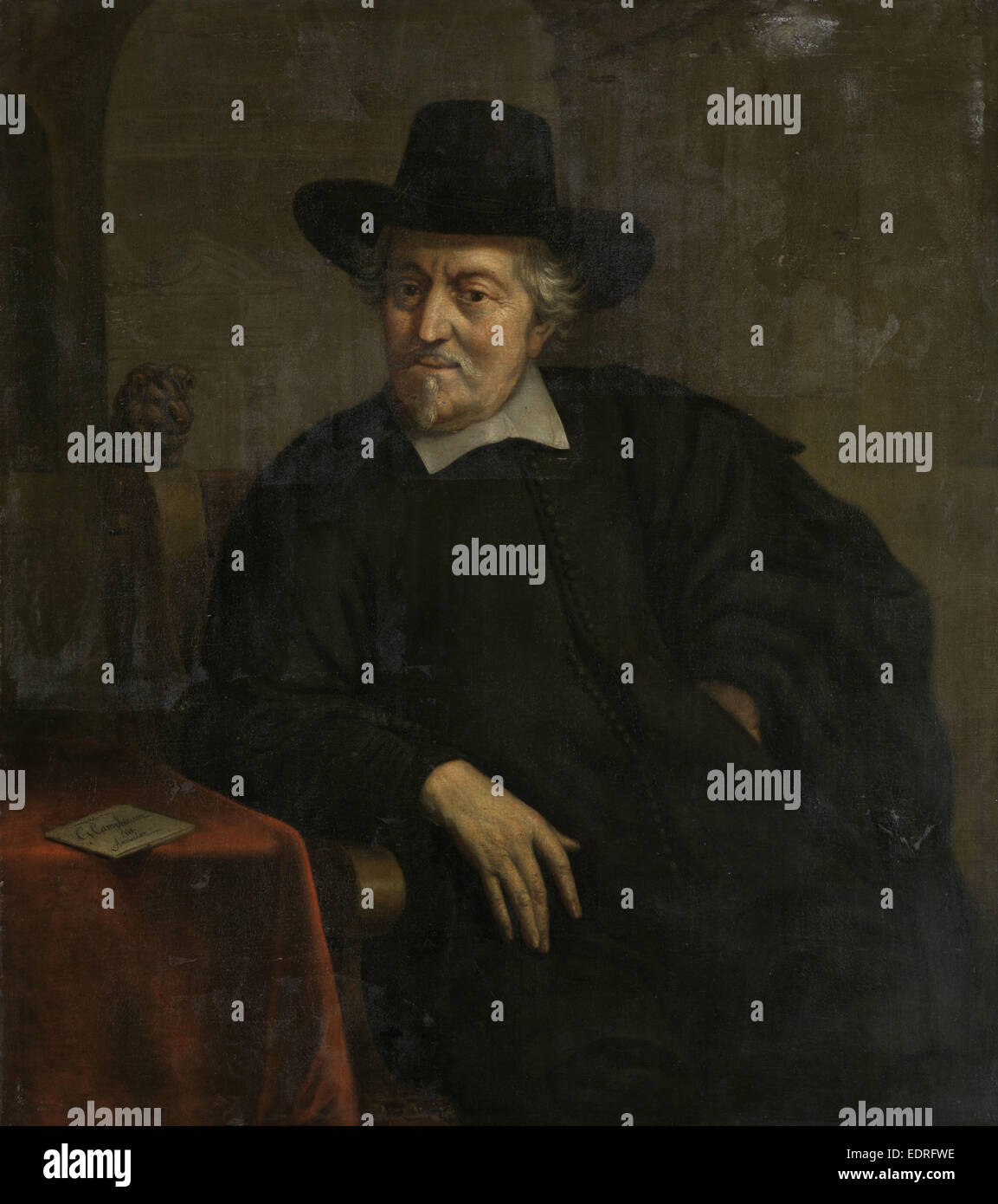 Selbstportrait?, Govert Dircksz. Camphuysen, 1660-1672 Stockfoto