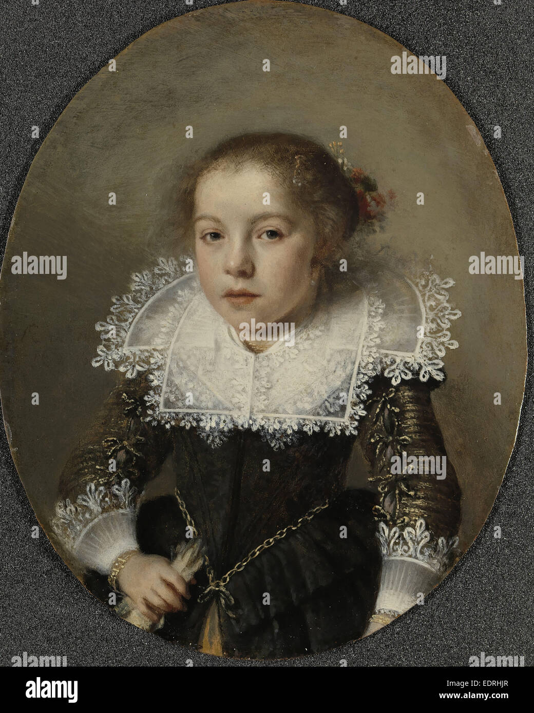 Porträt von Cornelia Cornelisdr van Esch, möglicherweise anonym, 1632 Stockfoto