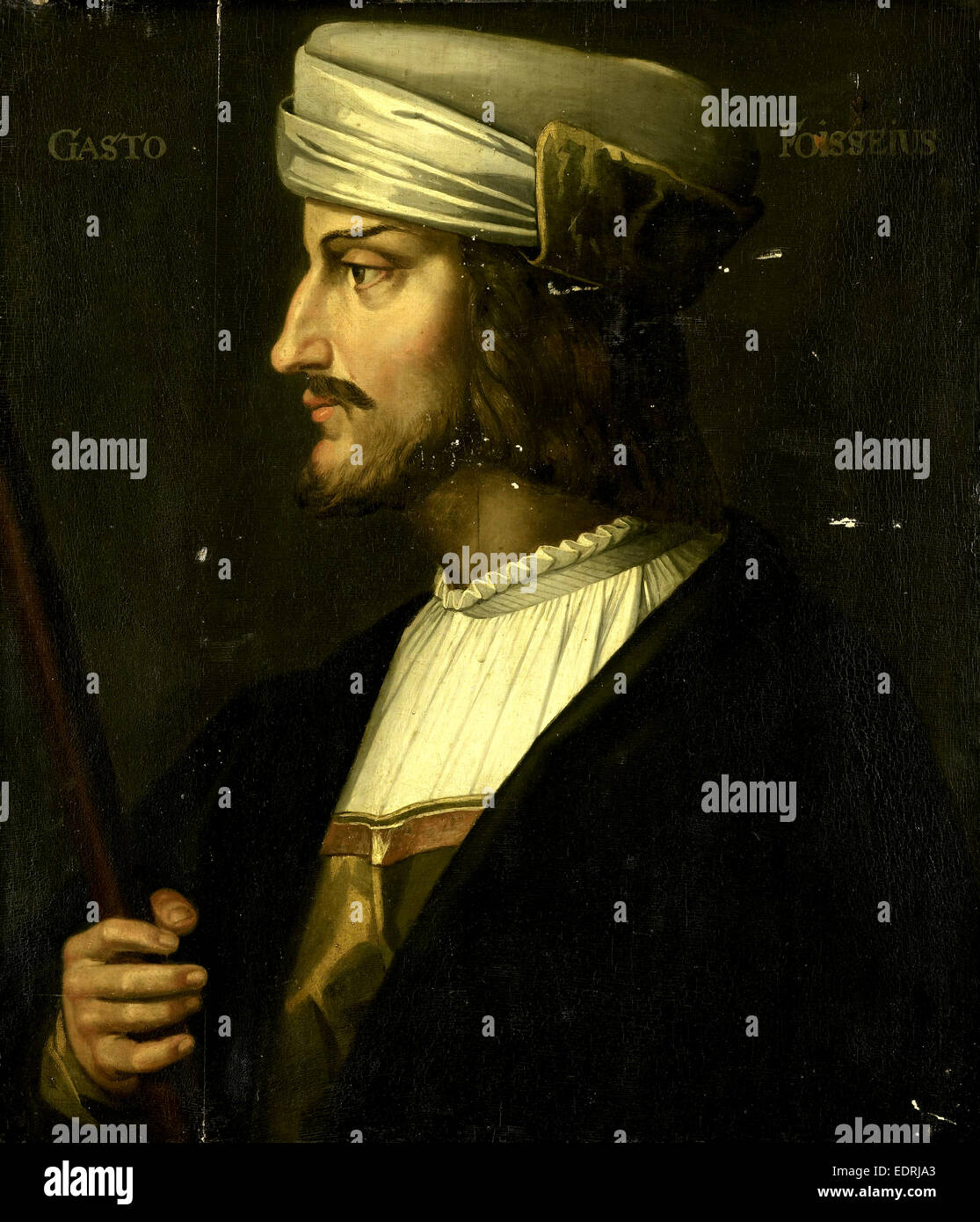 Porträt von Gaston de Foix, französischer Militärkommandant, Anonymous, 1600-1799 Stockfoto