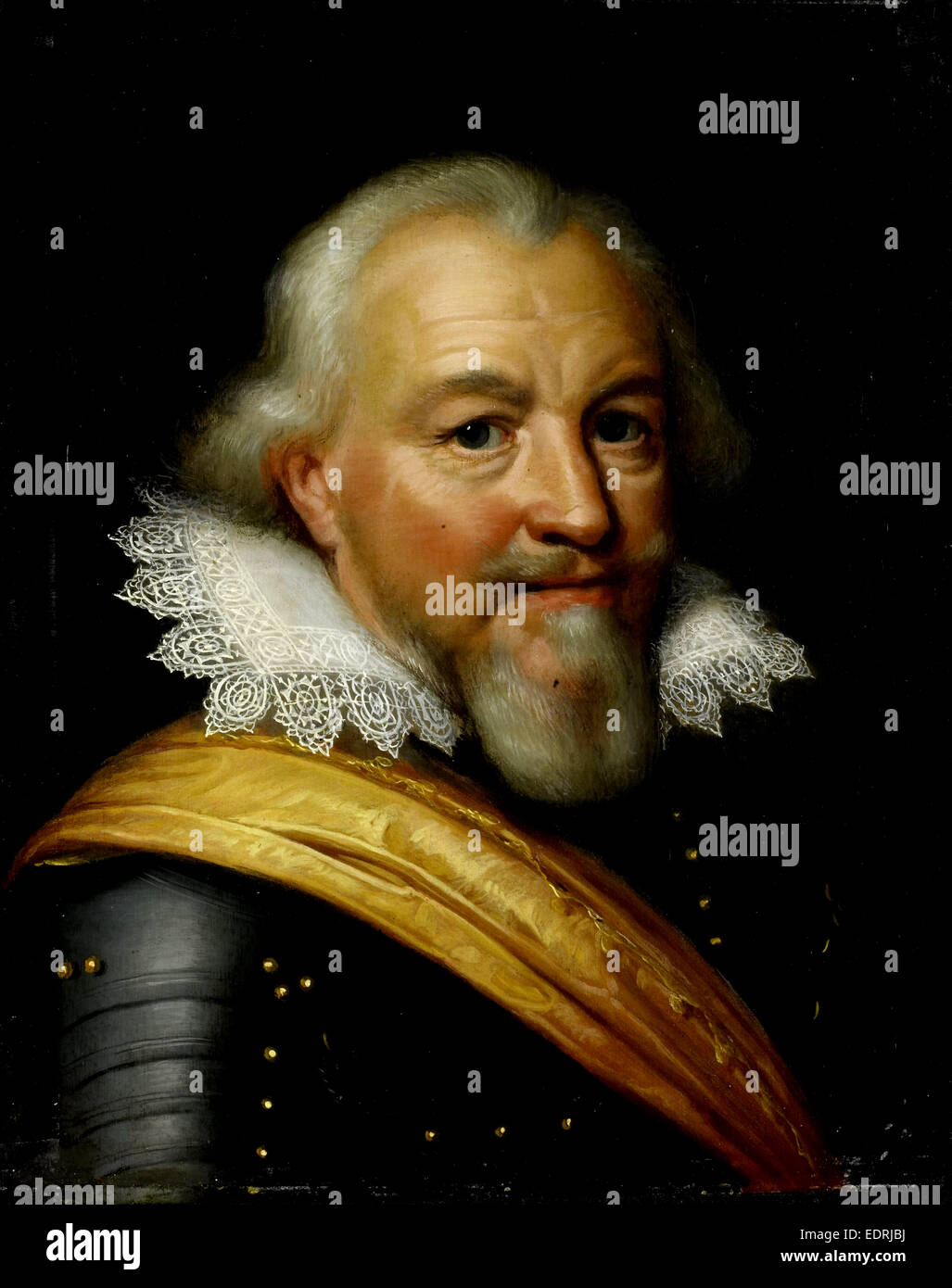 Porträt von Graf Jan VII. von Nassau-Siegen, bekannt als de Middelste, Werkstatt des Jan Antonisz van Ravesteyn, um 1610 - c. 1620 Stockfoto