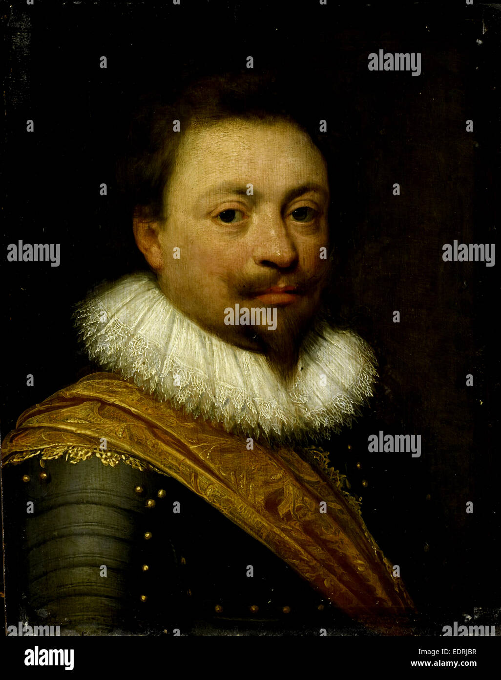 Porträt von William, Graf von Nassau-Siegen, Werkstatt des Jan Antonisz van Ravesteyn, c. 1620 - c. 1630 Stockfoto