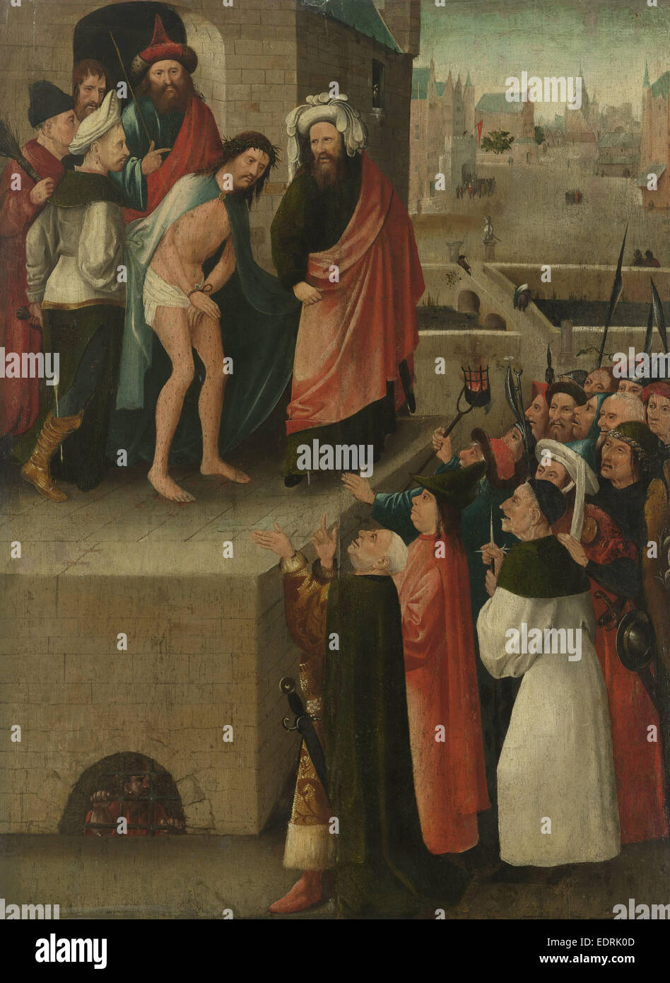 Ecce Homo, Kopie nach Jheronimus Bosch, c. 1530 - c. 1550 Stockfoto Ecce Homo, Kopie nach Jheronimus Bosch, c. 1530 - c. 1550 Stockfoto