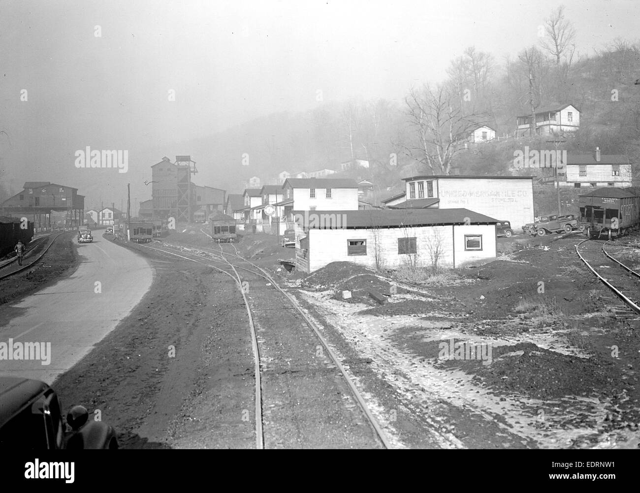 Scotts Run, West Virginia. Pursglove Minen Nr. 3 und 4 - Dies ist das größte Unternehmen auf Scotts Flucht Stockfoto