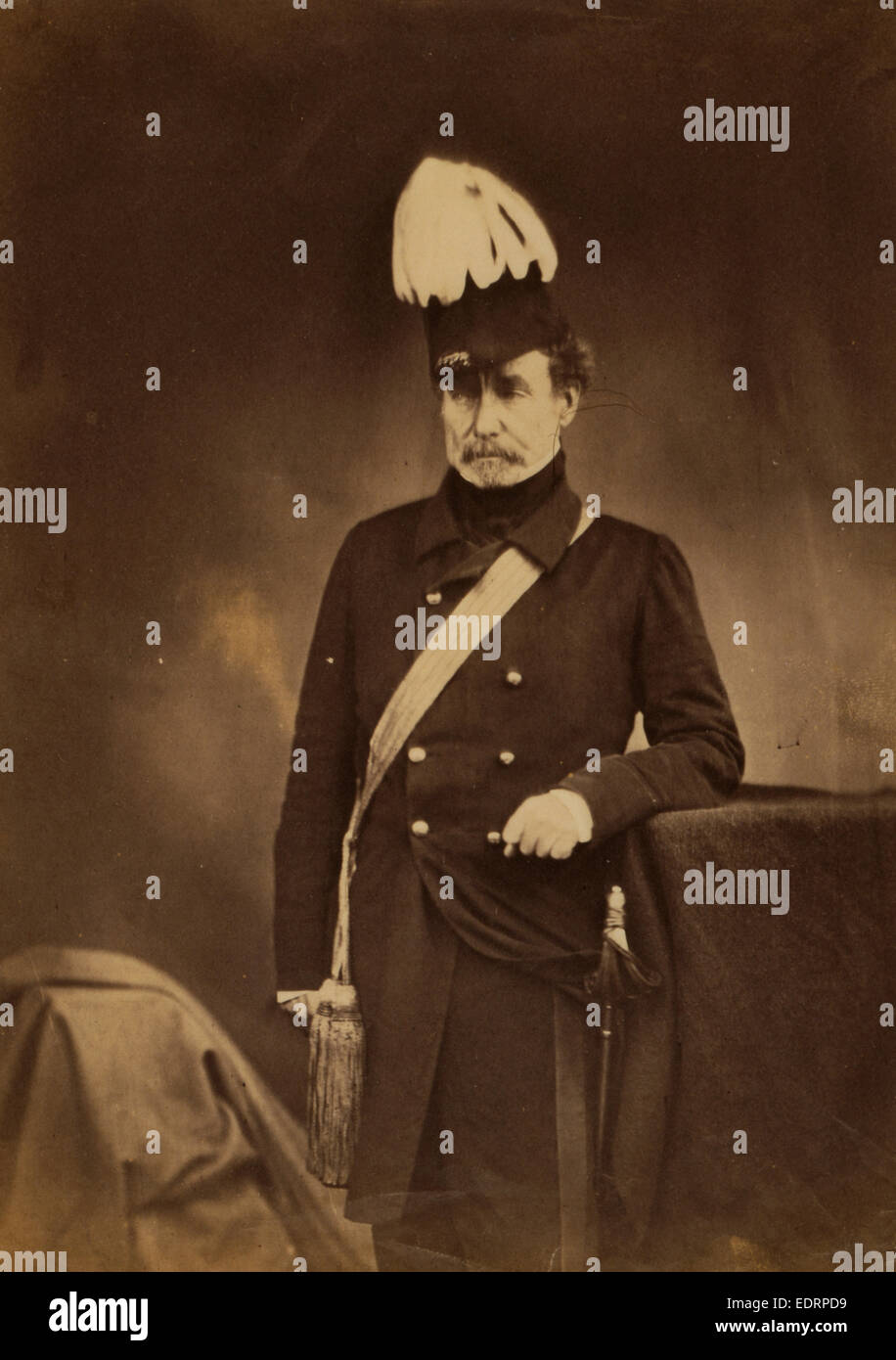Sir Colin Campbell, Krimkrieg 1853 – 1856, Roger Fenton historischen Kriegszug Stockfoto