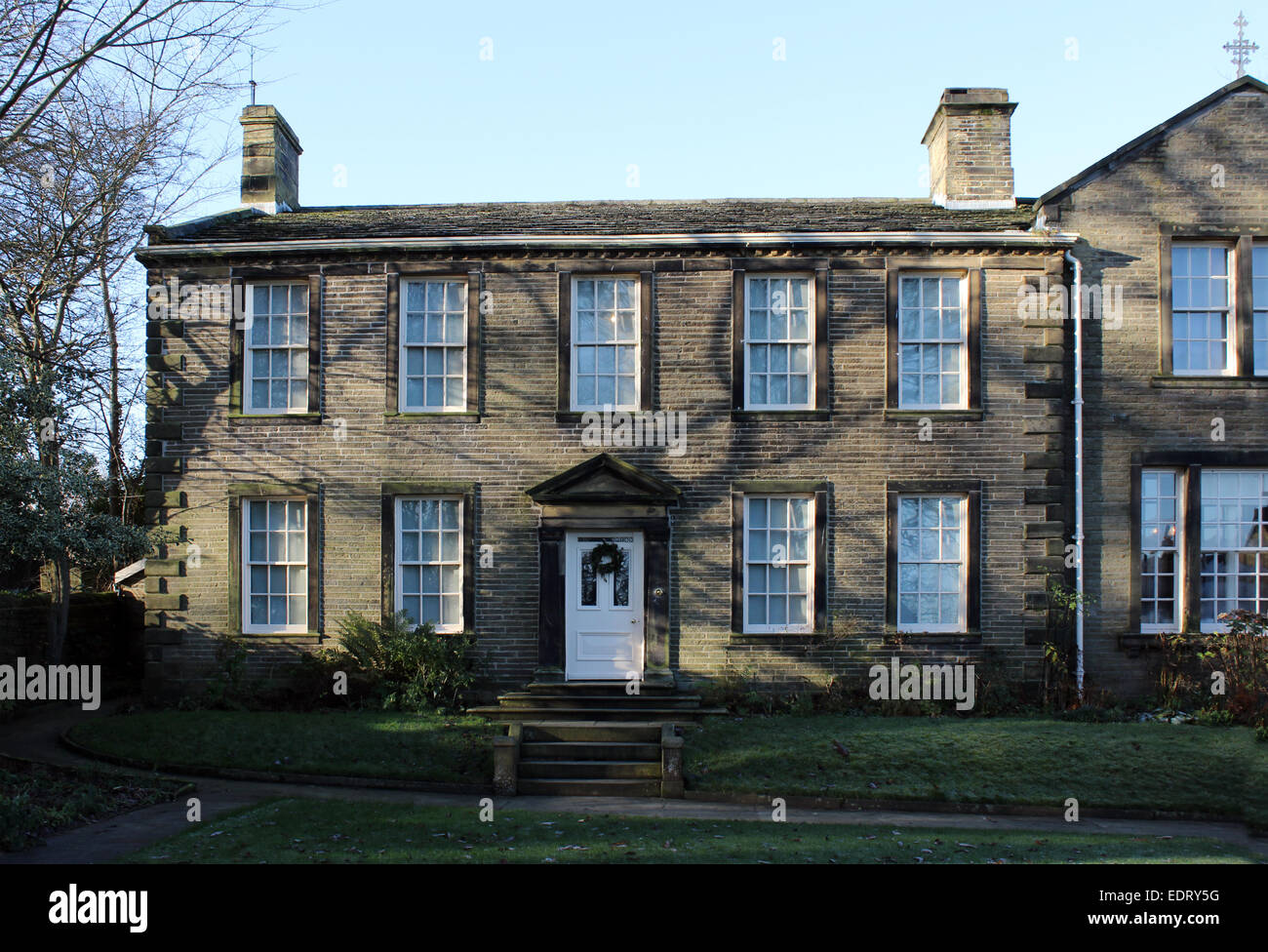 England West Yorkshire Haworth Startseite von der Bronte Schwestern der Bronte Parsonage Museum Peter Baker Stockfoto