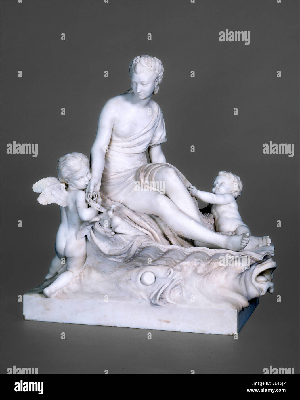 Etienne-Maurice Falconet, Venus der Tauben, Französisch, 1716-1791, Marmor Stockfoto