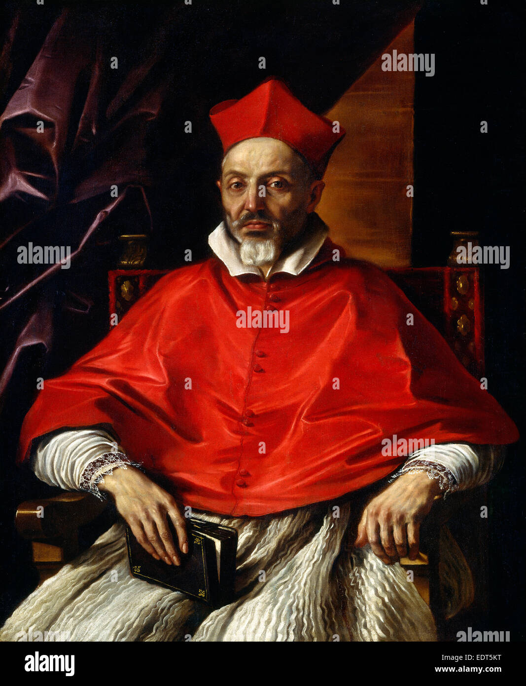 Giovanni Francesco Barbieri, genannt Guercino, Kardinal Francesco Cennini, Italienisch, 1591-1666, 1625, Öl auf Leinwand Stockfoto