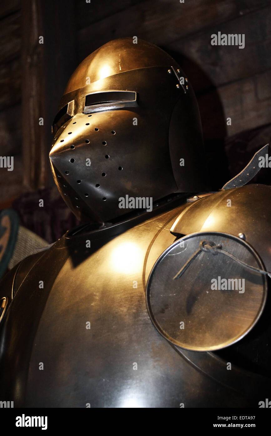Detail der Ritter Rüstung Stockfoto