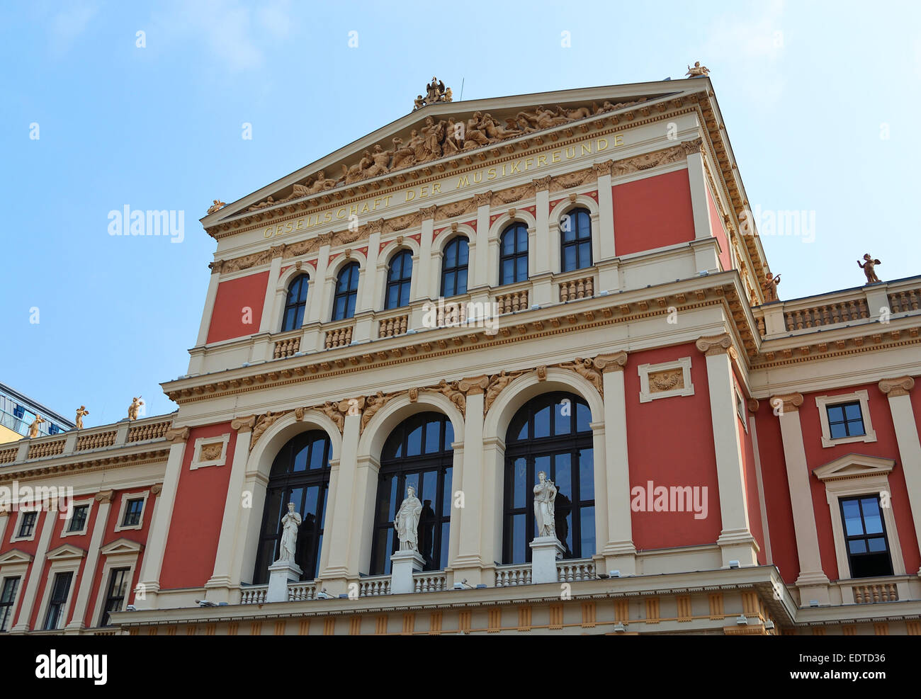 Wiener Musikverein in Wien Stockfoto