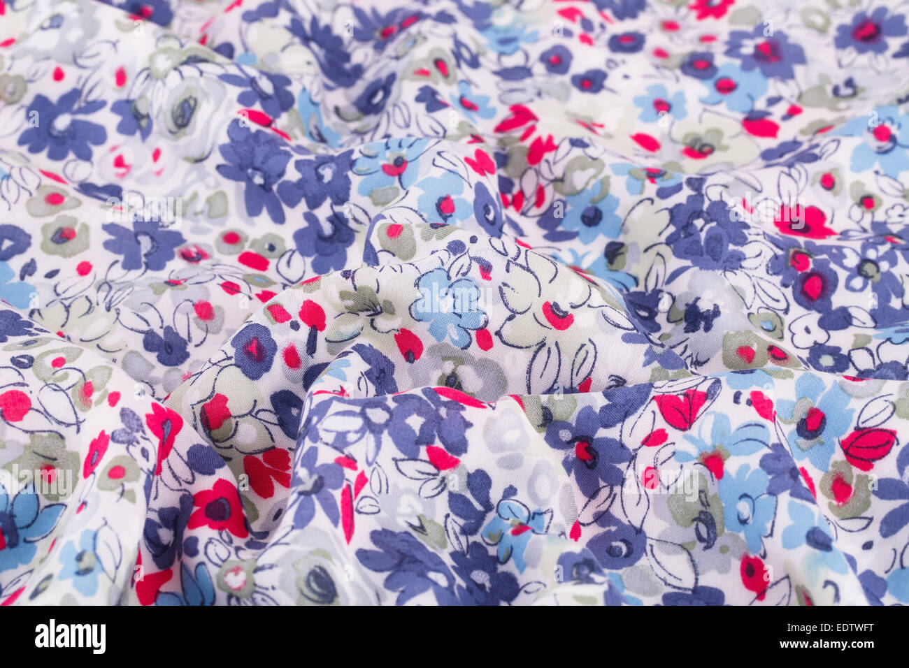 Bunten Stoff für den Hintergrund, Nahaufnahme. Stockfoto