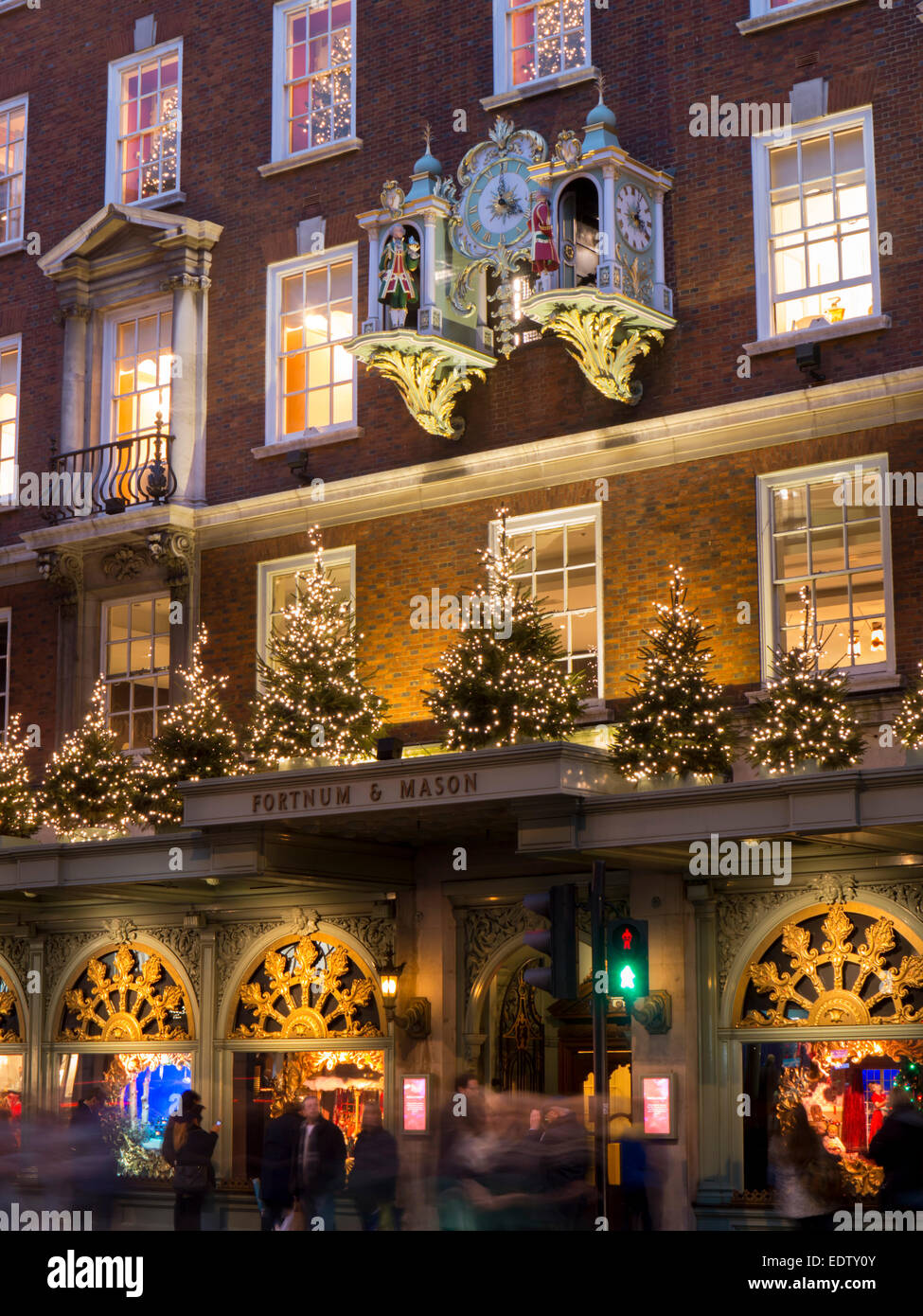 Großbritannien, England, London, Fortnum und Mason Uhr Stockfoto Großbritannien, England, London, Fortnum und Mason Uhr Stockfoto