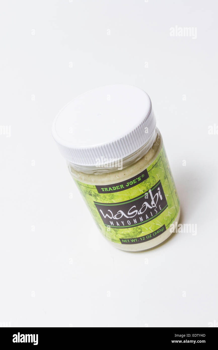 Trader Joes Wasabi-mayonnaise Stockfoto