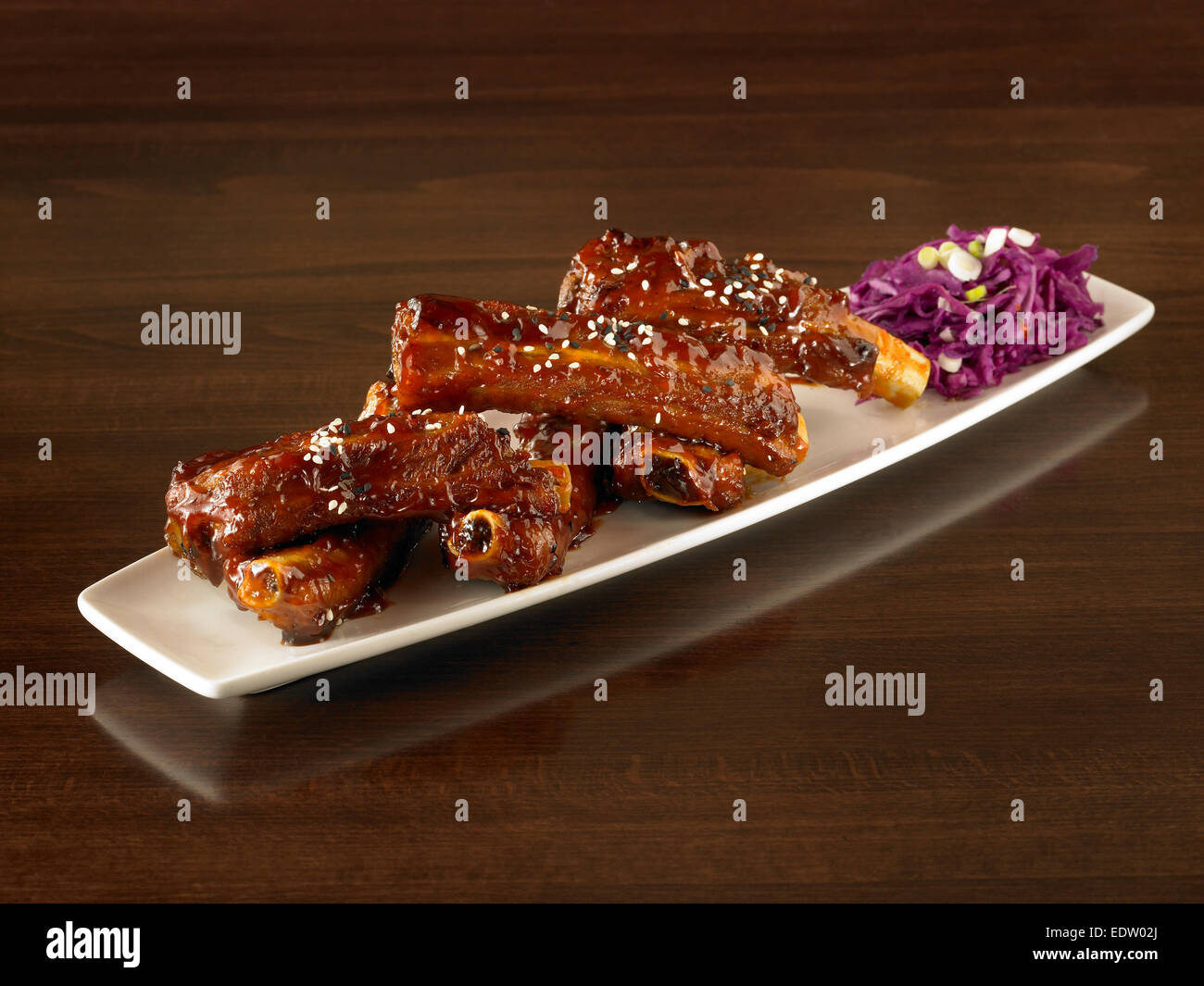 Spare Ribs Stockfoto