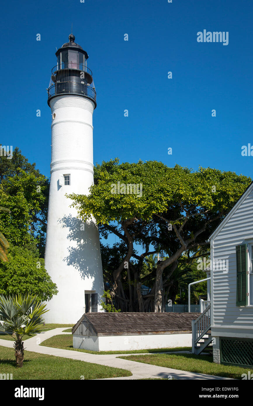 Key West Leuchtturm, Key West, Florida, USA Stockfoto
