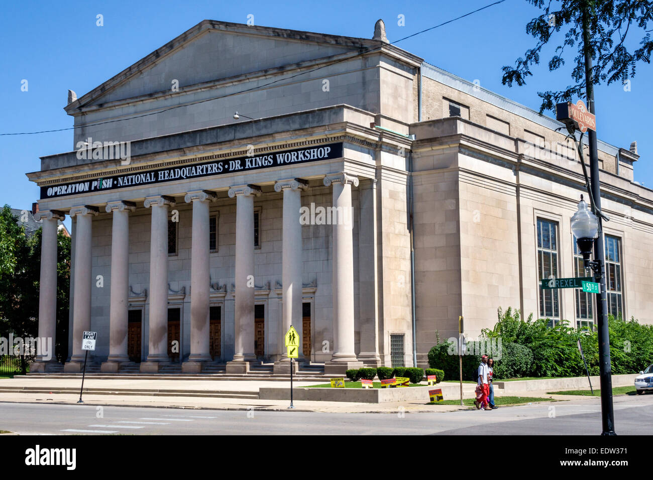 Chicago Illinois, South Side, South Drexel Avenue, Operation Push National Headquarters, Rainbow/PUSH, Bürgerrechte, IL140907033 Stockfoto