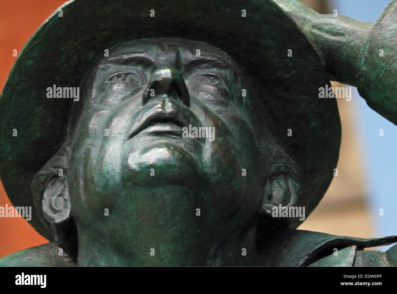 Die Martin Jennings Statue des Dichters Sir John Betjeman am Bahnhof St Pancras, London. Stockfoto