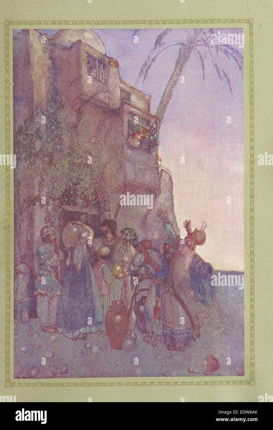 (FitzGerald) Das Rubaiyat von Omar Khayyam (publ. 1913) - p013 Stockfoto