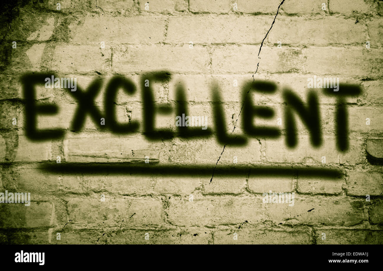 Ausgezeichnetes Konzept Stockfoto
