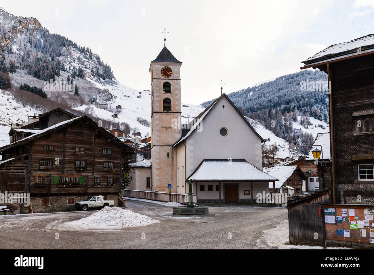 Vals, Schweiz Stockfoto