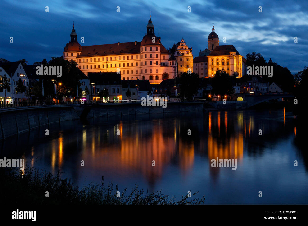 Neuburg an der Donau, Schloss Neuburg, Neuburg Castle Uppper Bayern Stockfoto