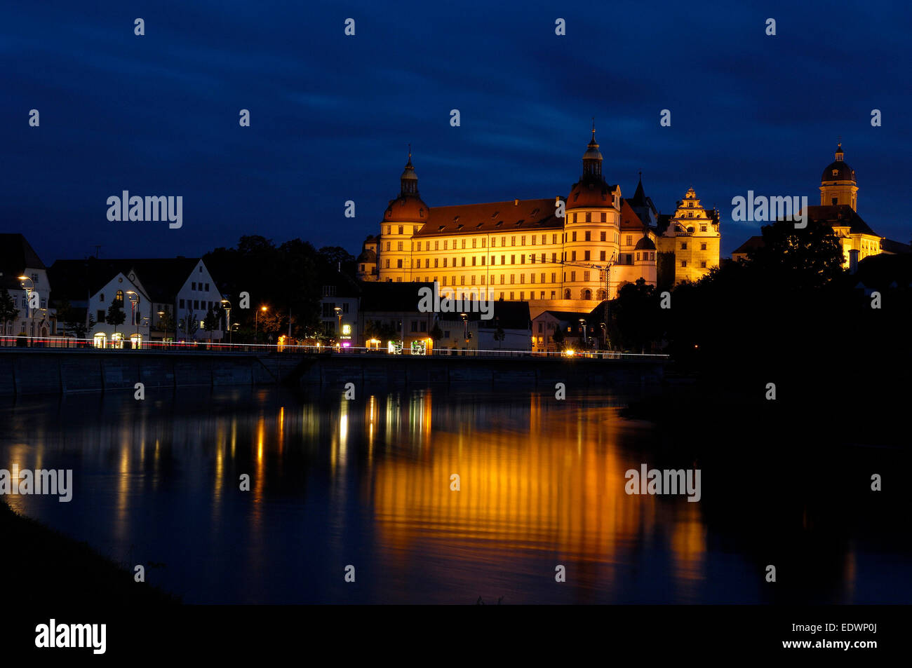 Neuburg an der Donau, Schloss Neuburg, Neuburg Castle Uppper Bayern Stockfoto