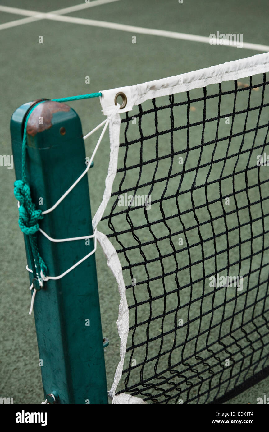 Tennisplatz Netto Stockfoto