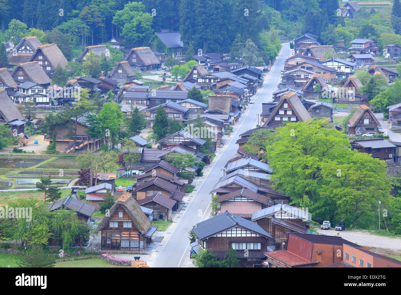 UNESCO-Welterbe Shirakawago, Gifu, Japan Stockfoto
