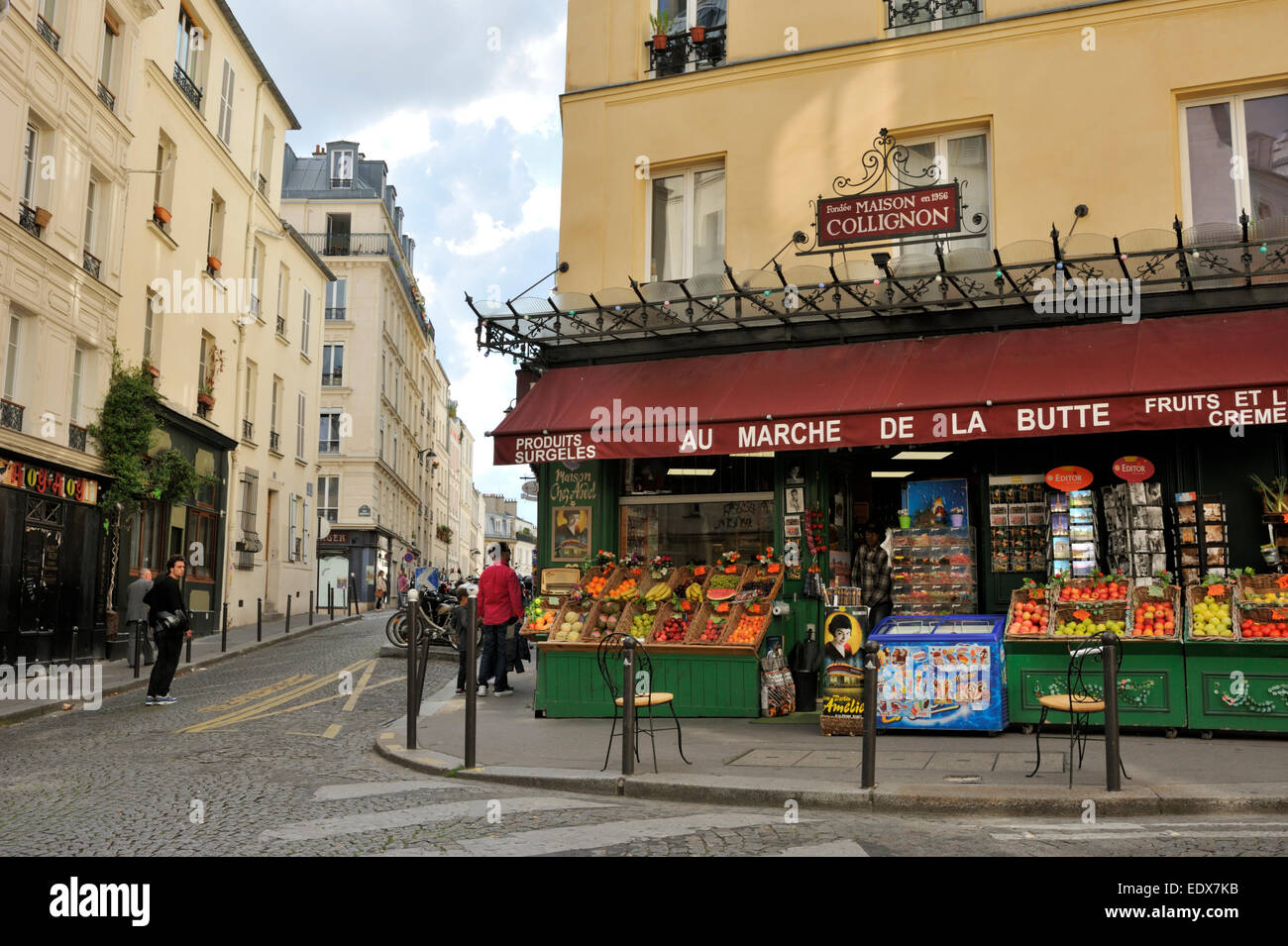 Paris, Montmartre, Geschäft Stockfoto
