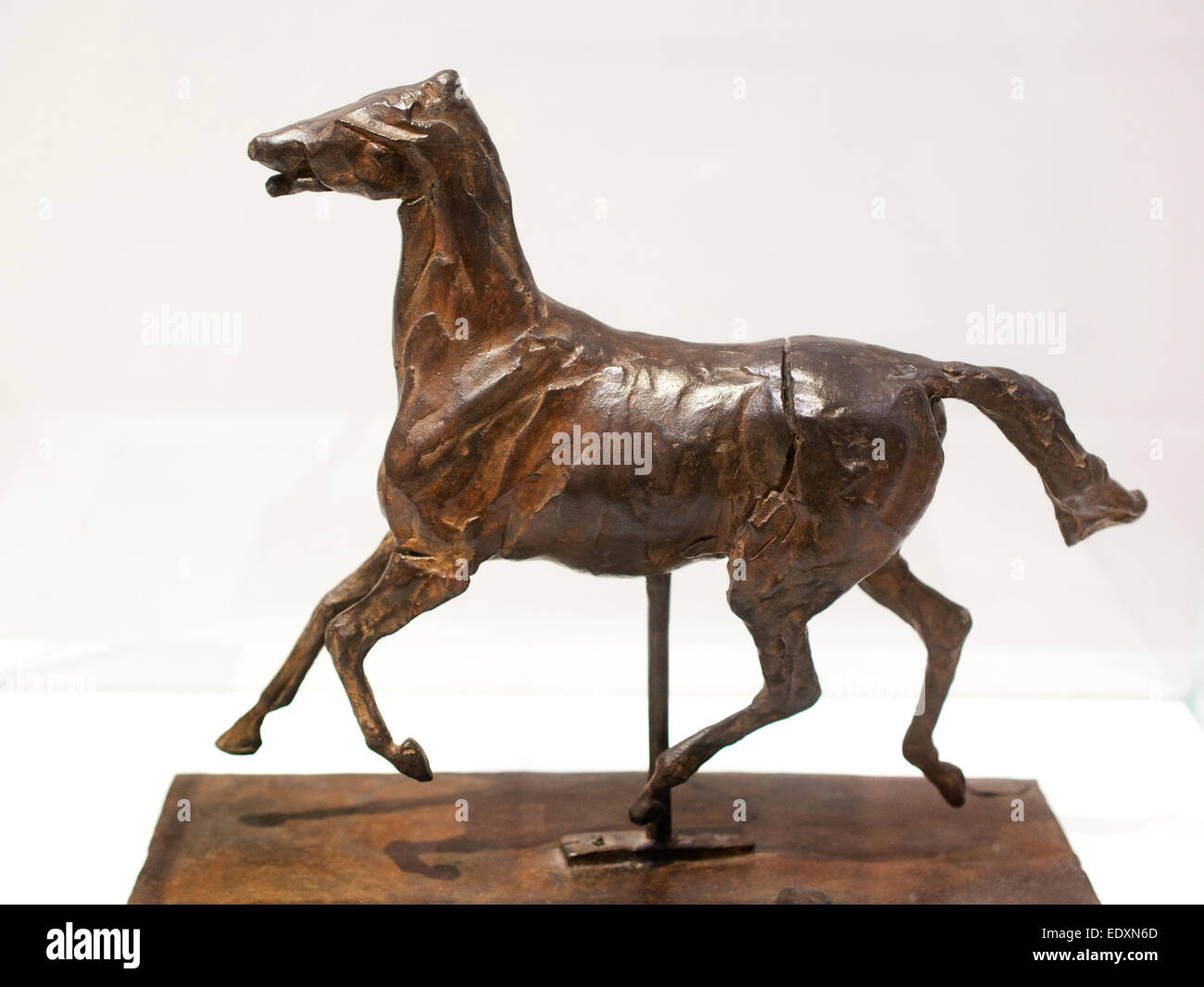 1885 / 86 Pferd im Trab Edgar Degas 1834-1917 Frankreich Französisch Stockfoto