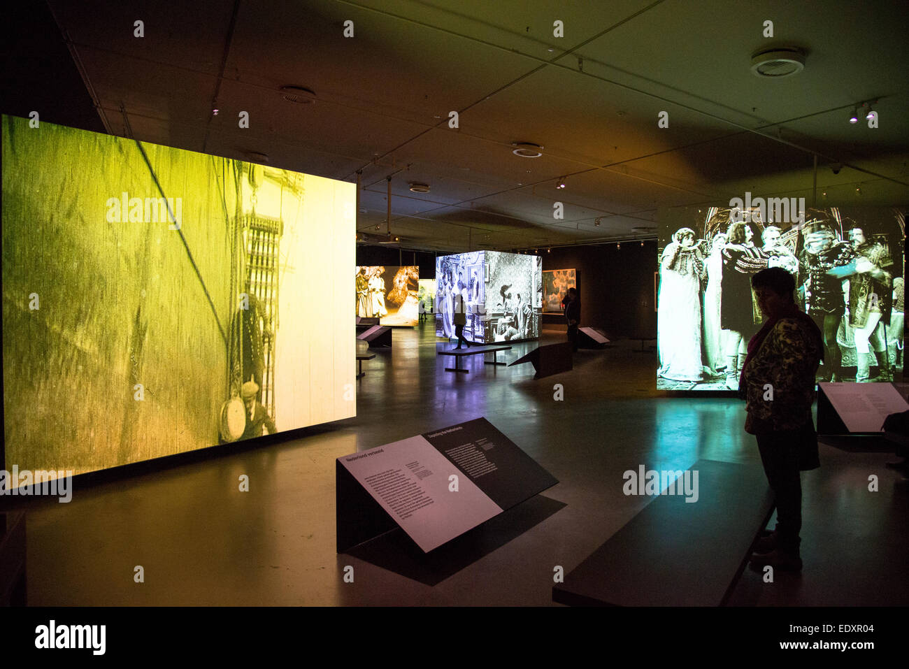 Interieur aus dem Auge-Film-Museum in Amsterdam holland Stockfoto ... Interieur aus dem Auge-Film-Museum in Amsterdam holland Stockfoto ...