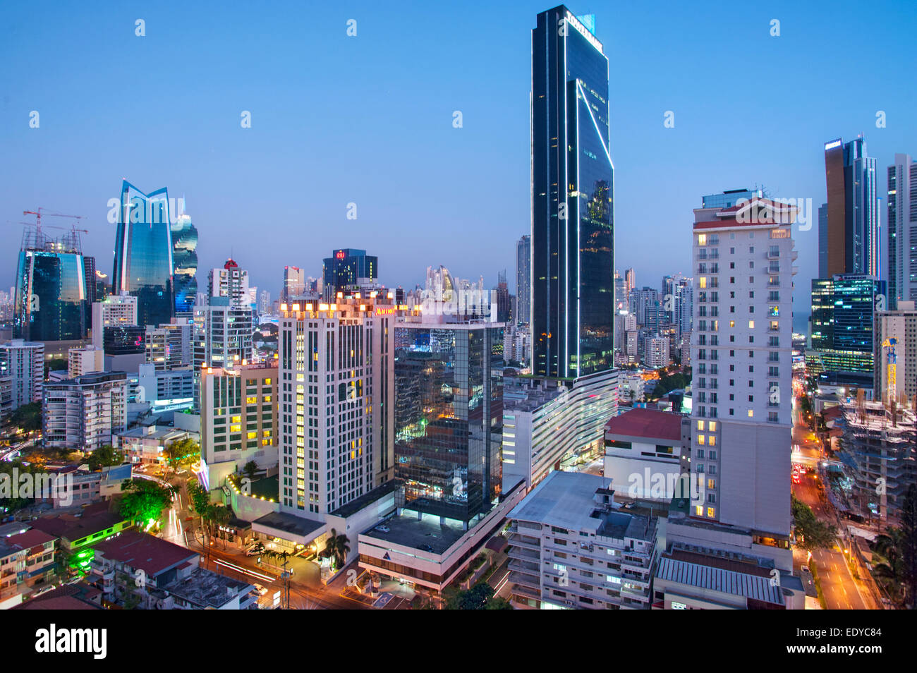 Skyline von Panama City, Panama Stockfoto