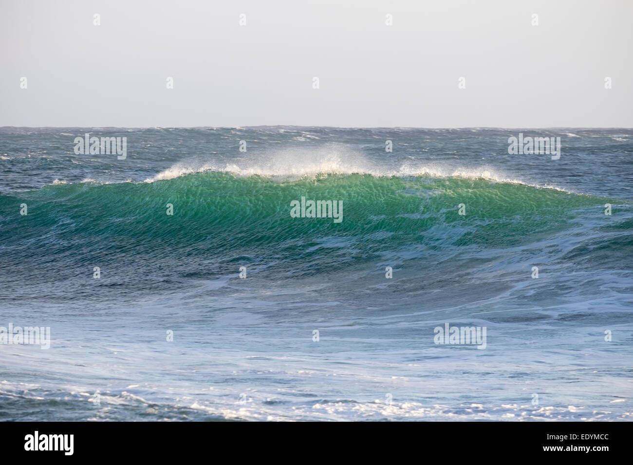 Ocean Wave, Valle Gran Rey, La Gomera, Kanarische Inseln, Spanien Stockfoto