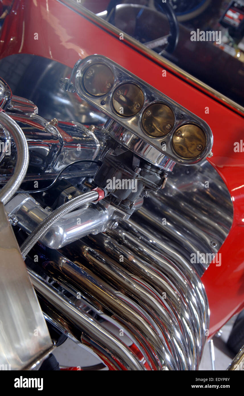 Traditionelle 60er Jahre Stil basierend auf einem T-Modell Auto Ford T-Bucket-Hot-rod Stockfoto