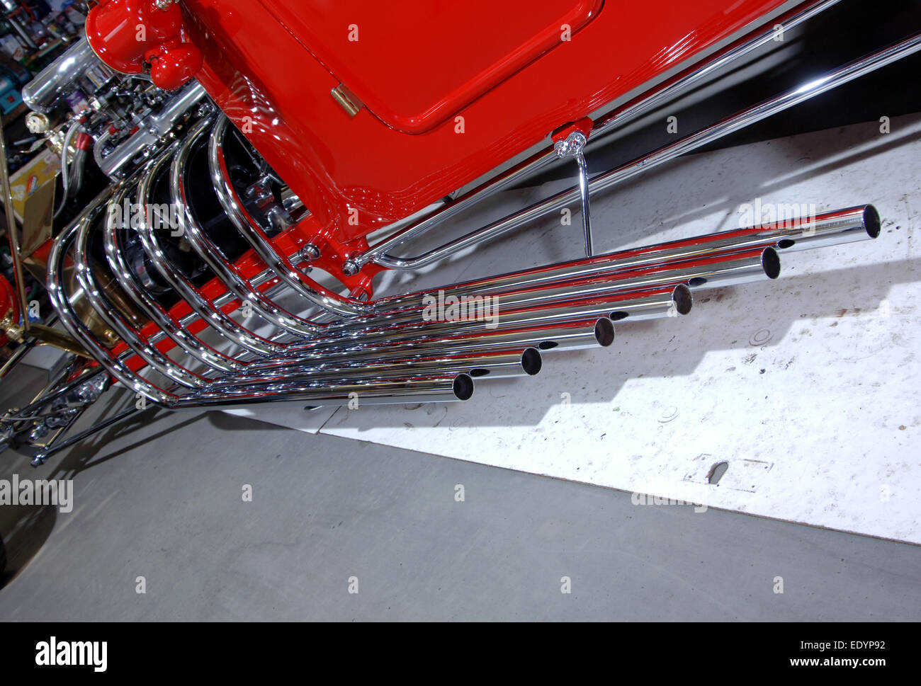 Traditionelle 60er Jahre Stil basierend auf einem T-Modell Auto Ford T-Bucket-Hot-rod Stockfoto