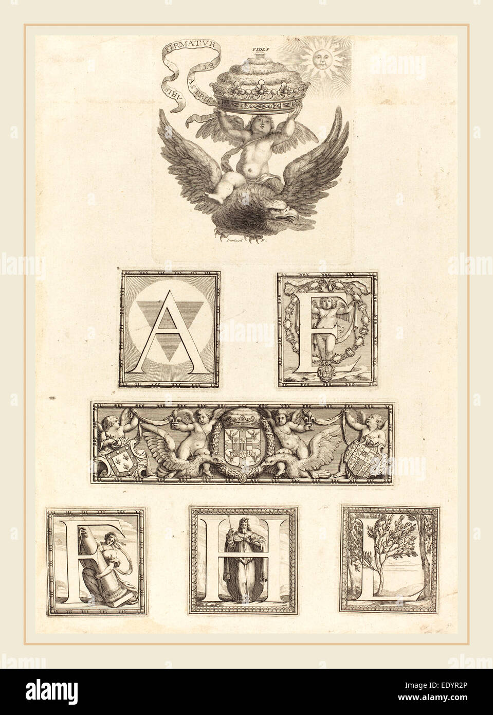 Robert Nanteuil, Französisch (1623-1678), Anhänger, Gravur Stockfoto