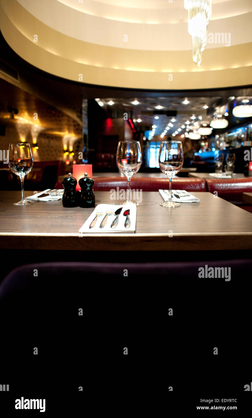 Lonsdale london Bar Restaurant. Credit: LEE RAMSDEN/ALAMY Stockfoto
