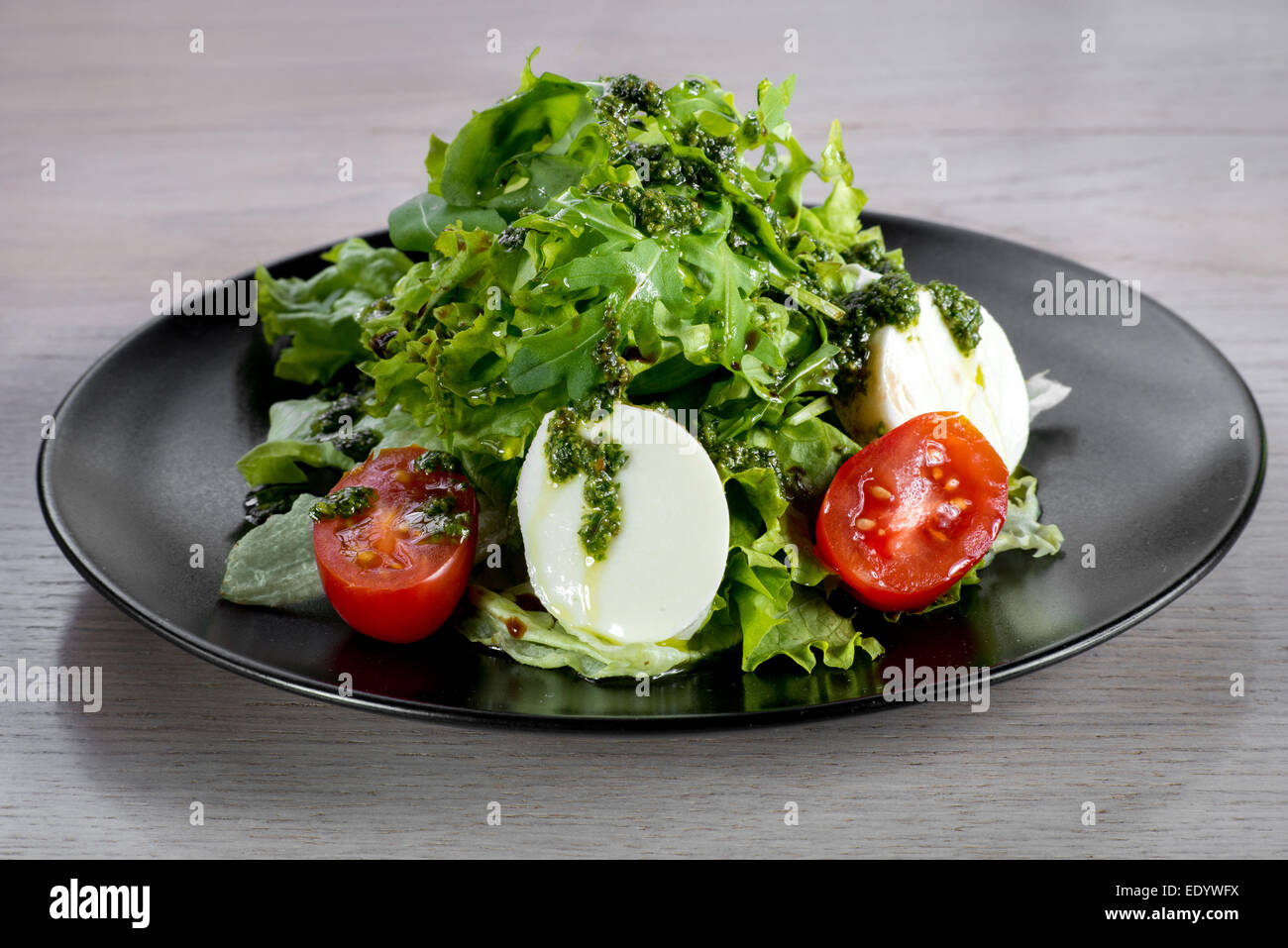 Mozzarella Ceaser salad Stockfoto