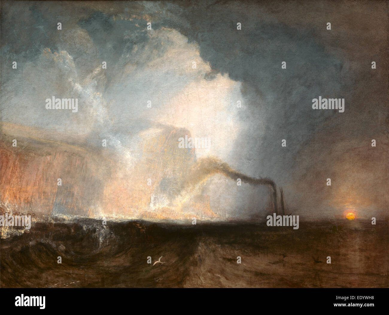 Staffa, Fingal's Cave signiert unten rechts: "J.M.W Turner RA', Joseph Mallord William Turner, 1775-1851, Brite/Britin Stockfoto