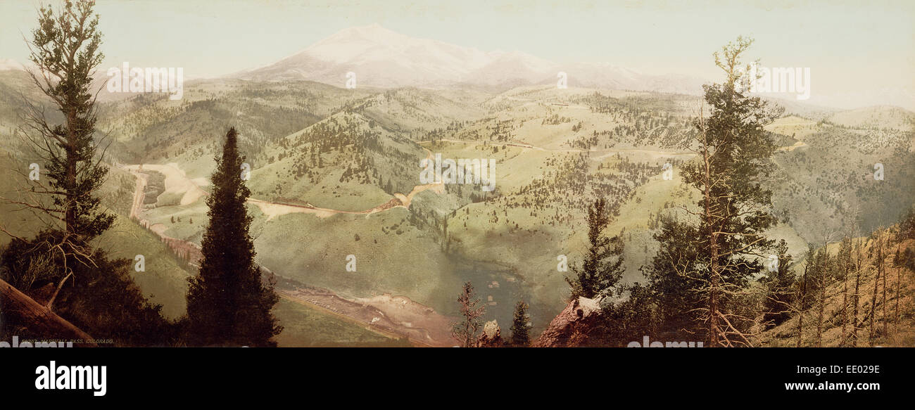 Marshall-Pass, Colorado; William Henry Jackson, amerikanisch, 1843 – 1942; Colorado, Vereinigte Staaten, Nordamerika; 1899 Stockfoto