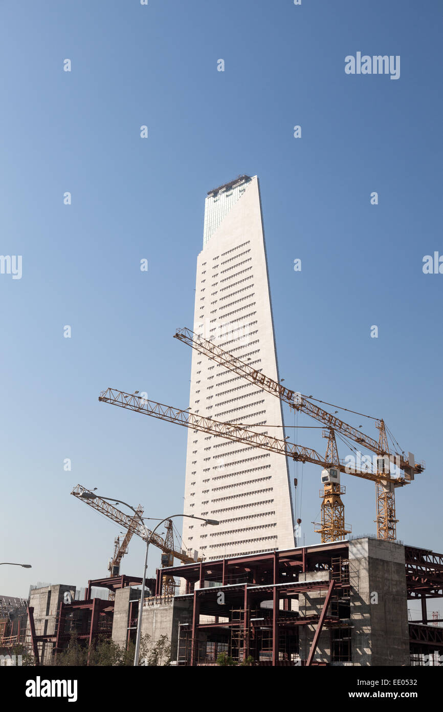 Zentralbank von Kuwait-Baustelle Stockfoto