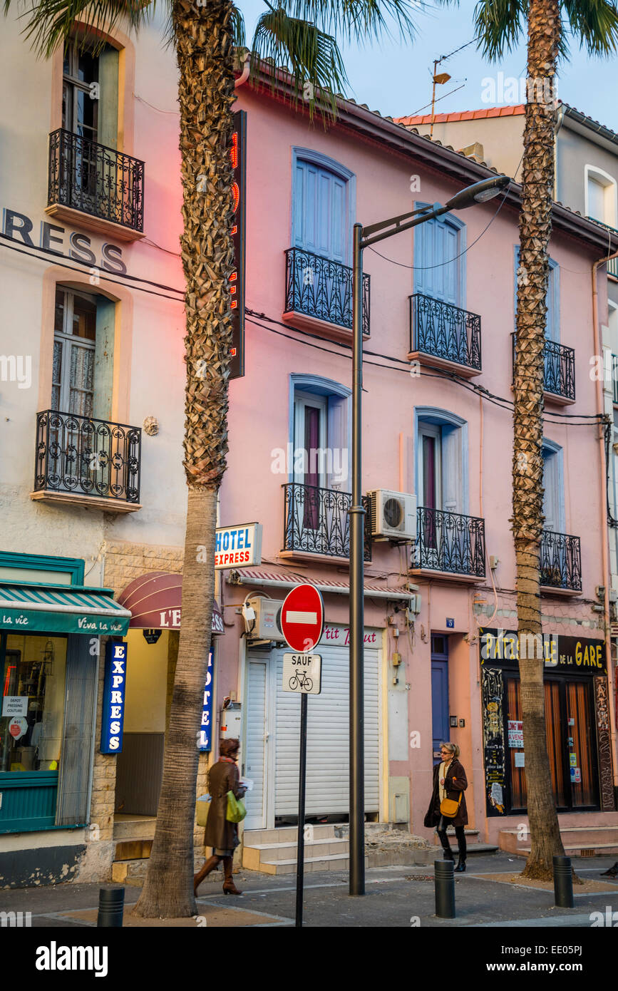 Pyrenäen-Orientales Straße, Perpignan, Frankreich Stockfoto