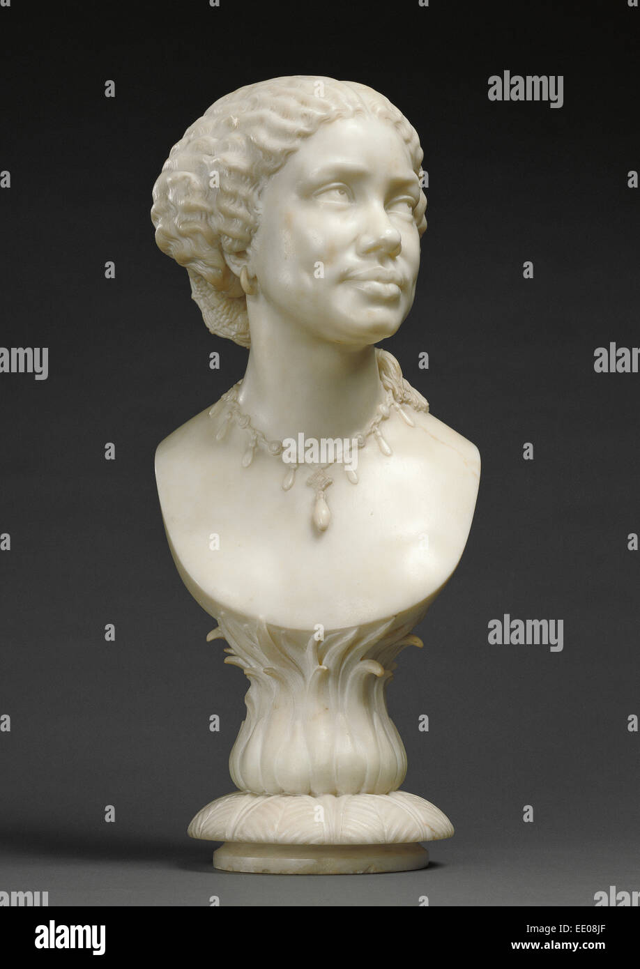 Büste von Afrikanerin (basierend auf einem Bild von Mary Seacole [1805-1881]); Henry Weekes, Britisch, 1807-1877; 1859; Marmor Stockfoto