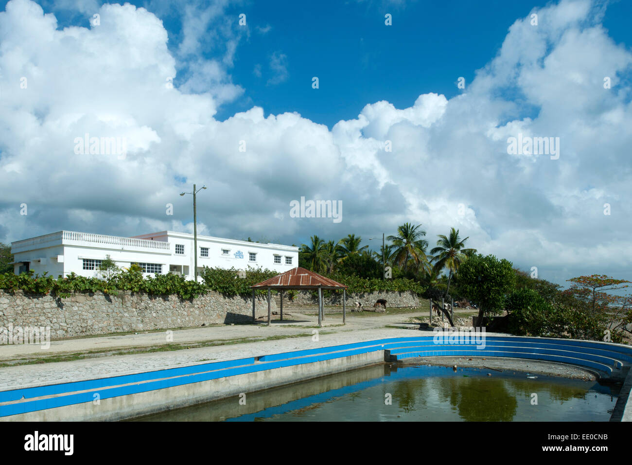 Dominikanische Republik, Südwesten, Boca de Nigua, Ortsgemeinde Villa Maria Hacienda Maria, Eine der Villen des Mai Diktator Stockfoto