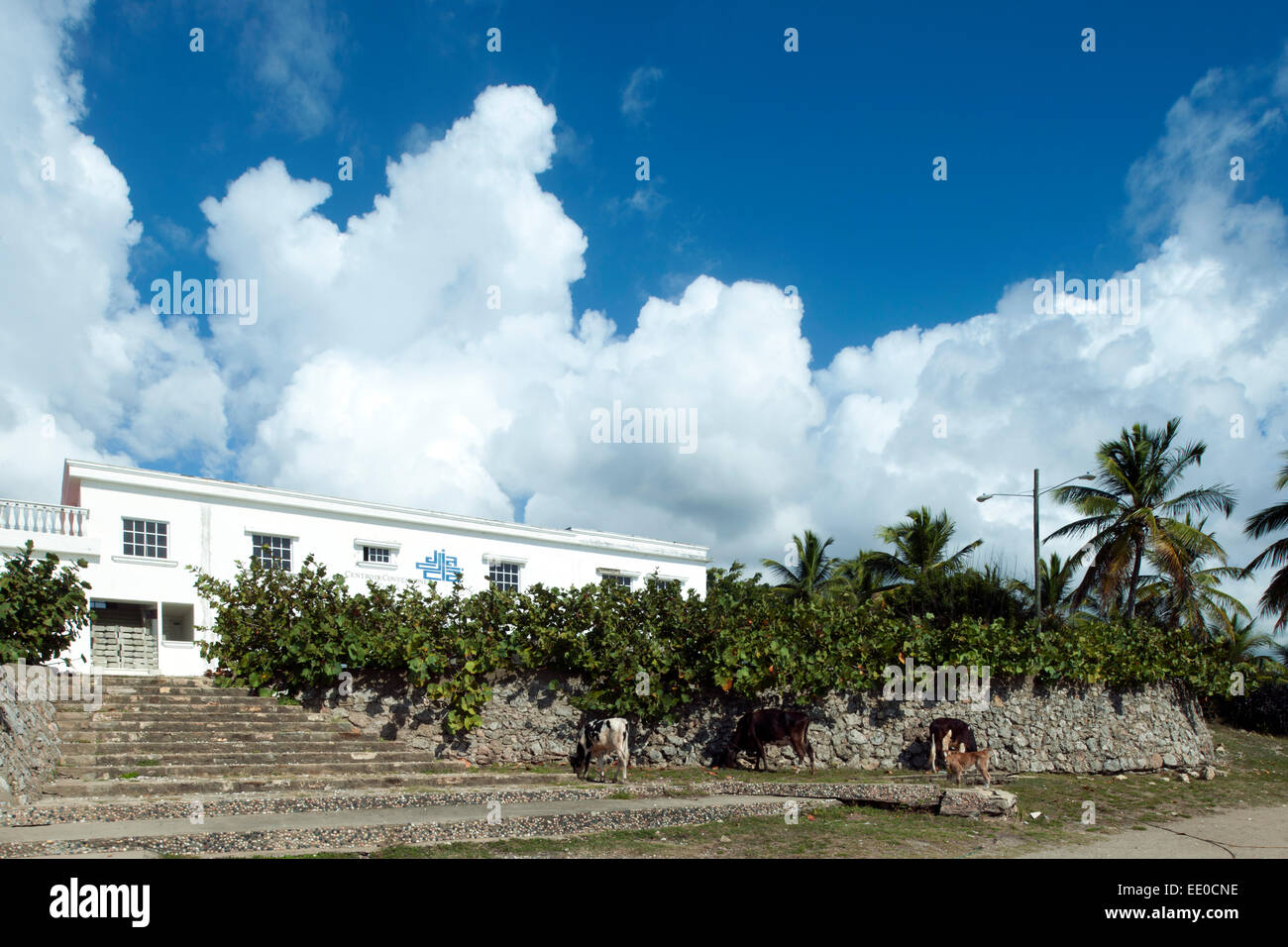 Dominikanische Republik, Südwesten, Boca de Nigua, Ortsgemeinde Villa Maria Hacienda Maria, Eine der Villen des Mai Diktator Stockfoto