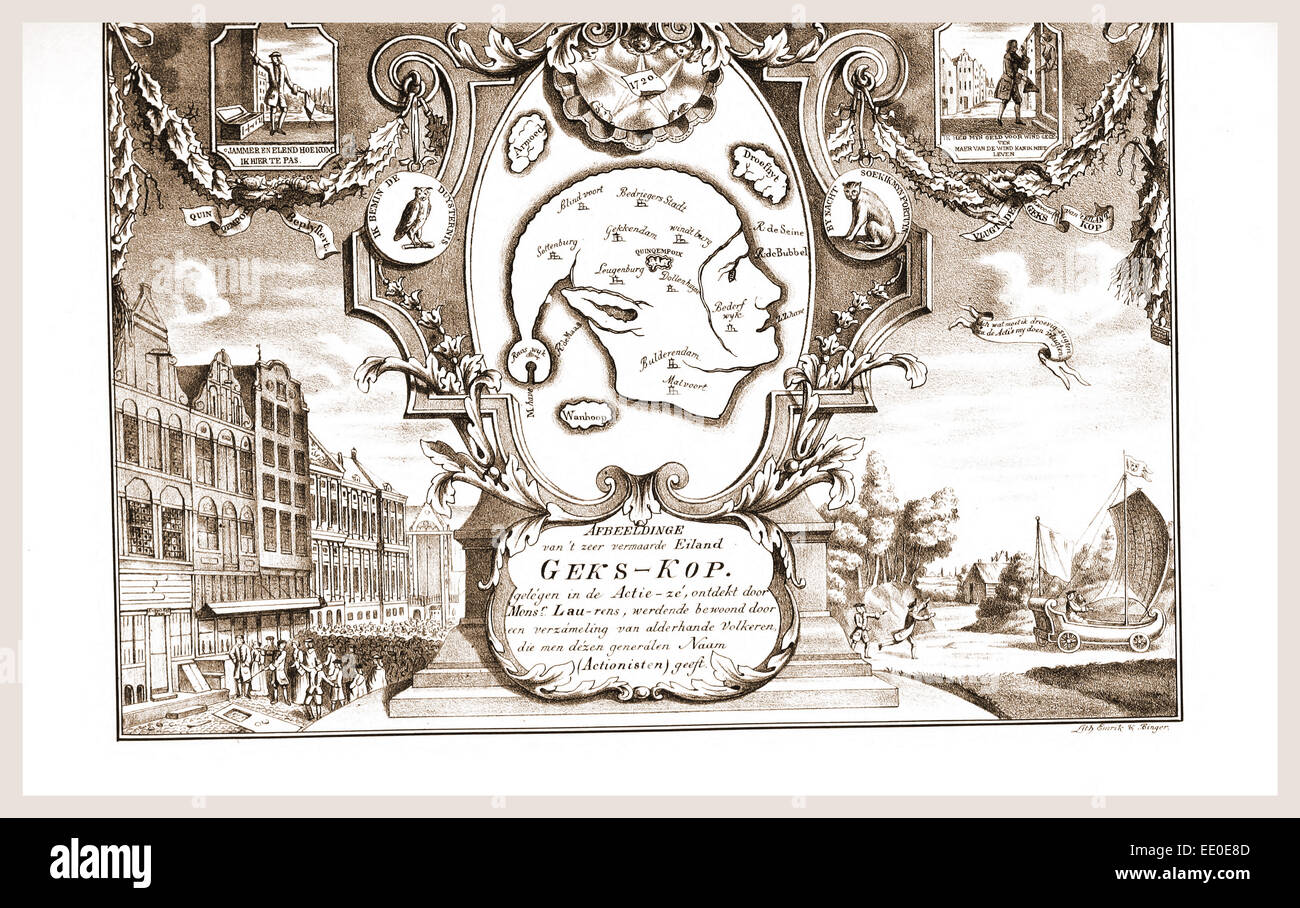 Niederländische Geschichte Insel Geks Kop Stockfoto